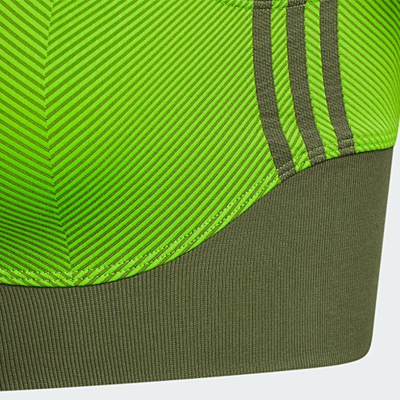 Ivy Park Knit Scoop Bra Semi Solar Slime Wild Pine Size Small NWT! - Picture 3 of 4